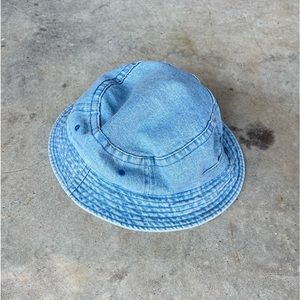 denim bucket hat